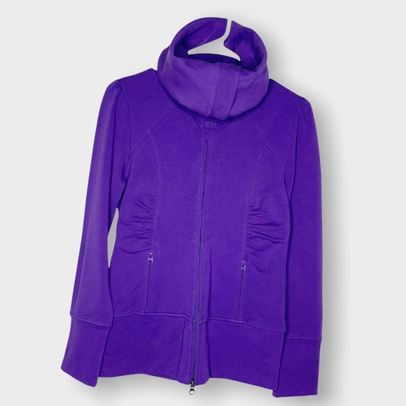 Zobha Women's Alexis Purple Zip-Up Jacket | Size S - Picture 2 of 8